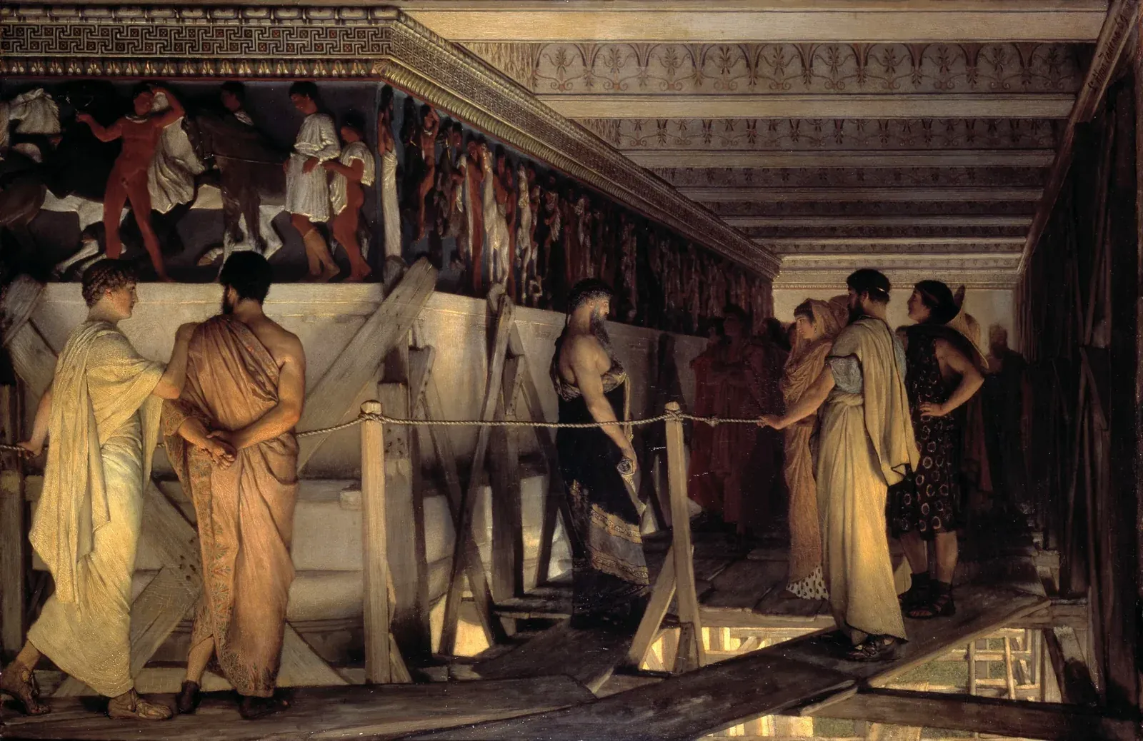 … PÉRICLES E AMIGOS - SIR LAWRENCE ALMA-TADEMA, 1868